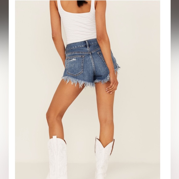 FREE PEOPLE  LOVING GOOD VIBRATIONS SHORTS - Picture 2 of 2